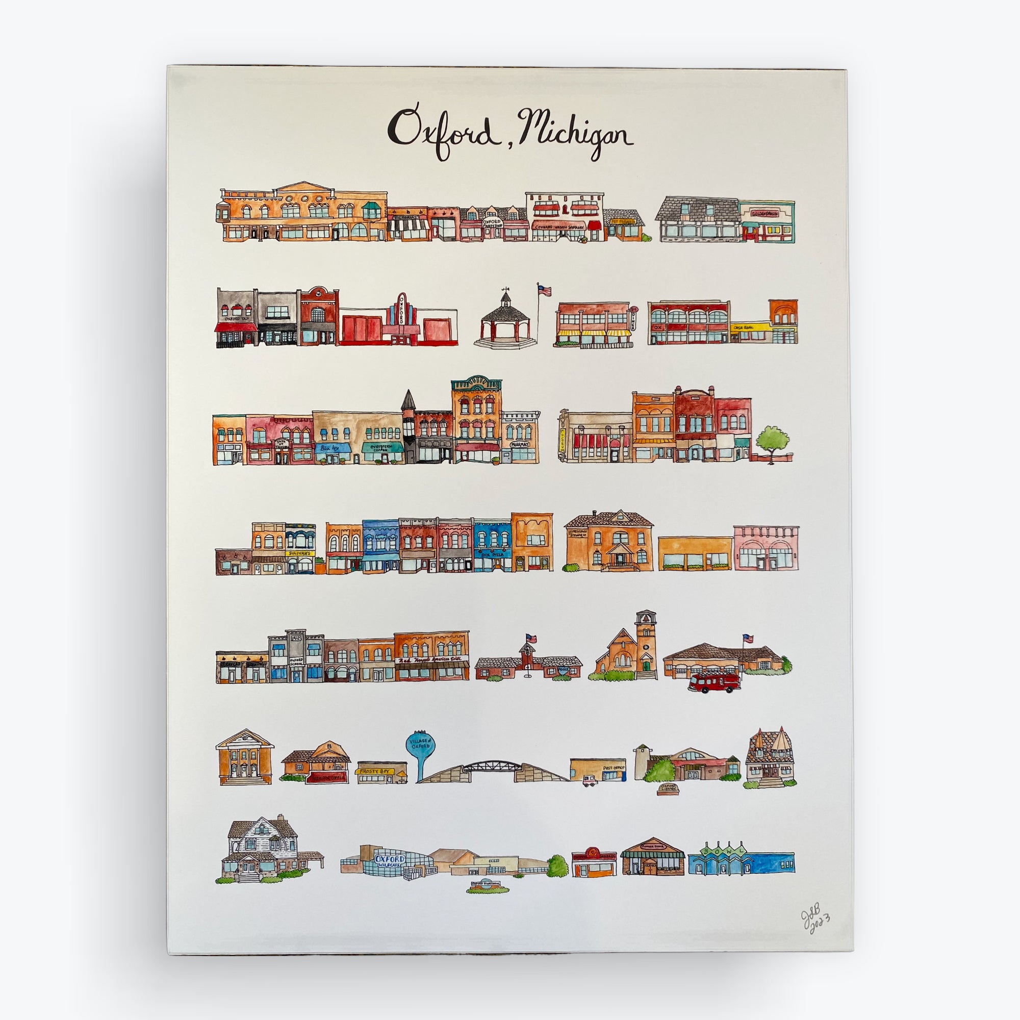 Oxford 8X11 Print