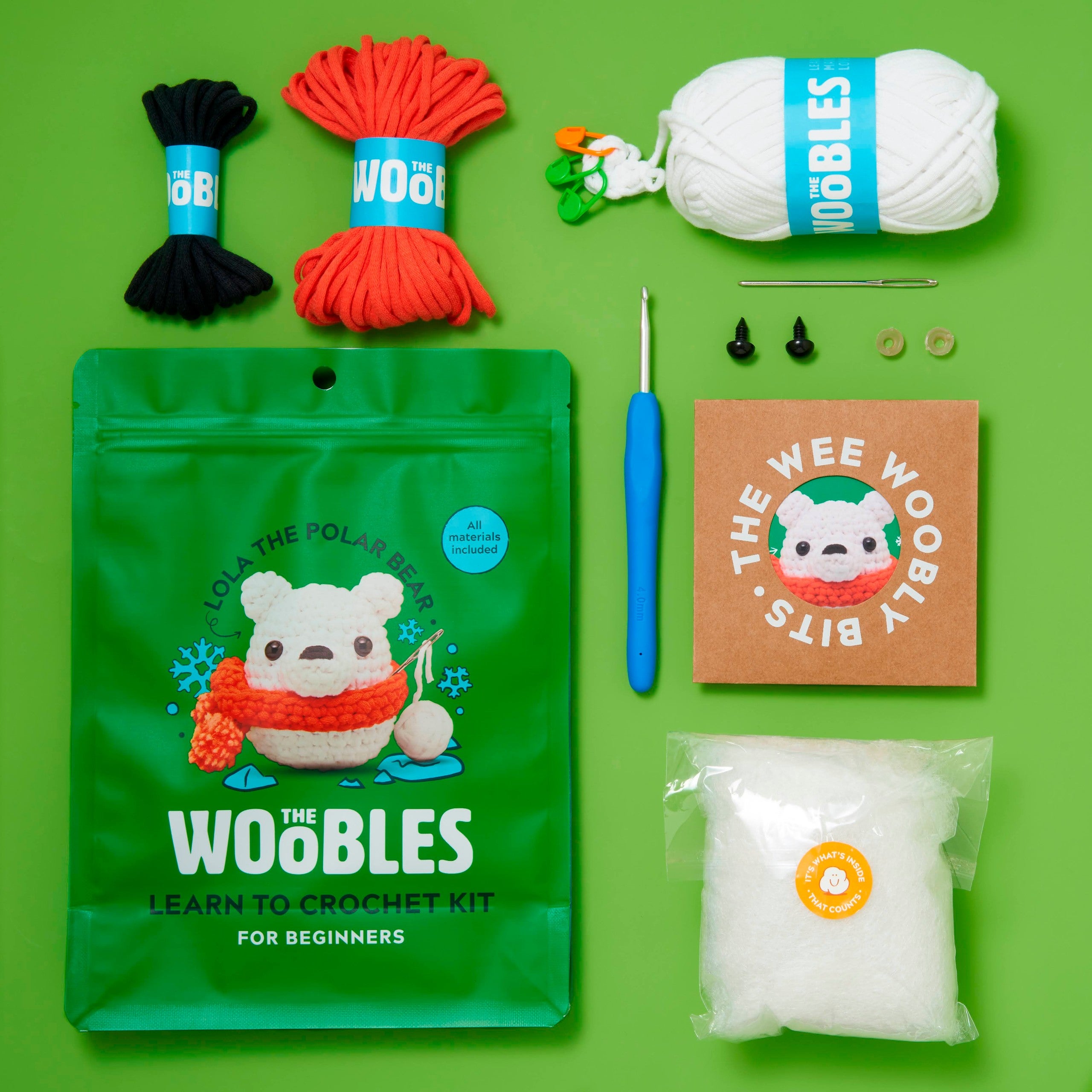 Woobles Lola Loca The Polar Bear Crochet Kit