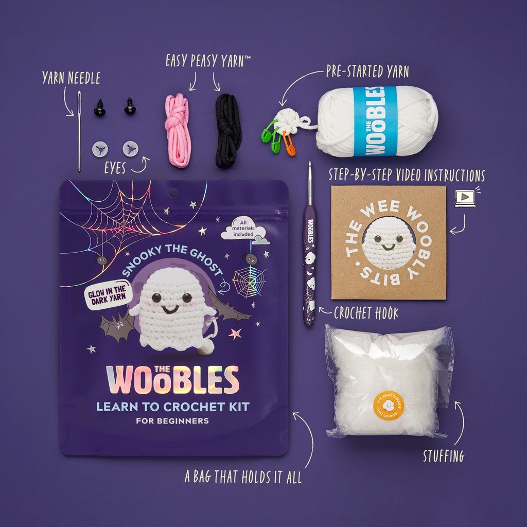 Woobles Snooky the Ghost Crochet Kit