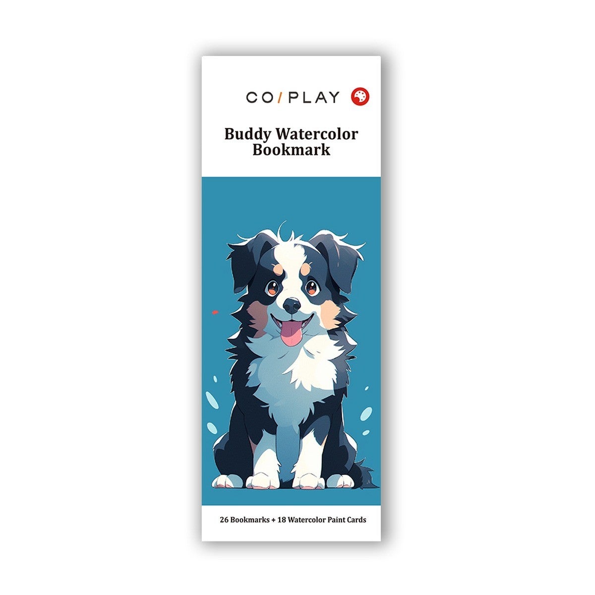 Buddy Watercolor Bookmark Coloring