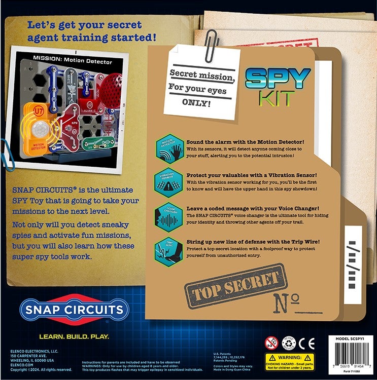 Snap Circuits Spy Kit